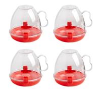 4x Microonde Popcornmaker Popcornbereiter Senza Olio Macchina Popcorn Ciotola