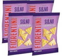 4X Mini Gallette di Mais al Formaggio, Snack Croccante Non Fritto Senza Glutine, Ideale per Pausa, Spuntino e Aperitivo 4 Confezioni da 40 g