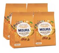 4X Misura Biscotti Integrali con Zucca, Carota e Arancia per fibrextra 260g