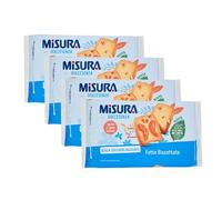 4X Misura Fette Biscottate Dolcesenza Classiche e Croccanti Senza Zuccheri Aggiunti 320g [4 Confezioni]