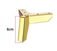 4x Mobili Gambe Metallo for Divano Letto Armadietto Caffè Tavolo Piedi Sedia a