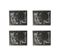 4X Modulo di Sicurezza per Crittografia TPM 2.0 Scheda Remota Modulo di Sicurezza SPI TPM2.0 un 12 Pin per Scheda Madre per MSI