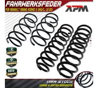 4x Molla Anteriore Posteriore L+R per Renault Grand Scénic II JM0/1 1.9 DCI