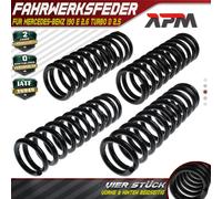 4x Molla di Sospensione Vorne&hinten per Mercedes-Benz 190 E 2.6 Turbo D 2.5