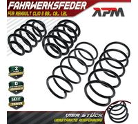 4X Molle Ammortizzatori Anteriori Posteriori Per Renault Clio II BB_ CB_ 98-05