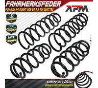 4x Molle Molla Anteriore Posteriore per Audi A4 Avant 8D5 B5 2.5 Tdi Quattro