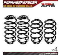 4x Molle Molla Anteriore Posteriore per Audi A6 4F2 C6 Berlina 2.7L 3.0L