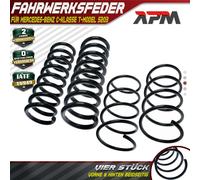 4x Molle Molla Anteriore Posteriore per Mercedes Benz Classe C Modello T S203