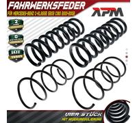 4x Molle Molla Anteriore Posteriore per Mercedes Benz S203 2001-2002