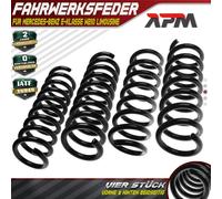 4x Molle Molla Anteriore Posteriore per Mercedes-Benz W210 Berlina