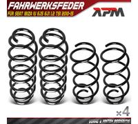 4x Molle Molla Anteriore Posteriore per Seat Ibiza IV 6J5 6J1 1.2 TSI 2010-15