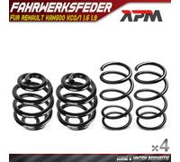 4x Molle Sospensione di Anteriore per Renault Kangoo KC0/1 1.6 1.9