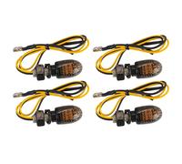 4x Motorcycle Motorbike Amber LED Turn Signal Lights Lamp Indicators