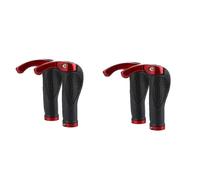 4x Mountain Bici Bicicletta Lock-On Hand Barra del Manubrio Fine Grip Set-R6445