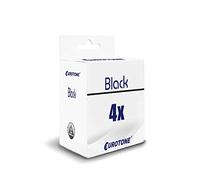 4x Müller Printware cartucce d'inchiostro per Epson WP 4015 4020 4095 4515 4525 4595 sostituisce T7011 BK