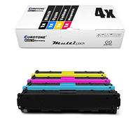 4x Müller Printware XXL Toner nel set per HP Color LaserJet Pro MFP M-180 M180fndw M180n M181fw sostituito CF530A CF531A CF532A CF533A 205A