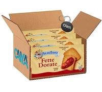 4X Mulino Bianco Fette Biscottate Dorate Classiche, Croccanti e Friabili al Punto Giusto 630g [CAIYA® BOX da 4 Confezioni]