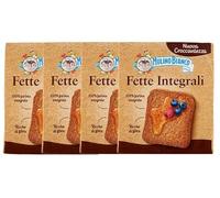 4X Mulino Bianco Fette Biscottate Integrali Spesse, Croccanti e Friabili 315g [4 Confezioni]