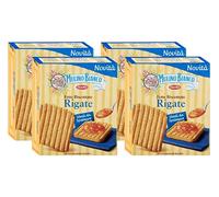 4X Mulino Bianco Fragranti Fette Biscottate Rigate Senza Olio di Palma 315g - Novità 2023 [4 Confezioni]
