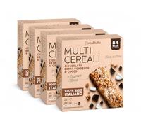 4X Multi Cereali Barrette al Cioccolato Extra Fondente e Cocco, con 7 Vitamine e Ferro per cerealitalia 126g