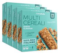 4X Multi Cereali Barrette Gusto Classico ai Cereali con Vitamine e Ferro, per cerealitalia 126g