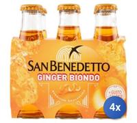 4x Multipack San Benedetto Bens Ginger Biondo 100X6