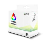 4x MWT Cartuccia d’inchiostro compatibile per HP DeskJet 460 5740 5745 6520 6540 6620 6830 6840 9800 9803 9860 wie 338+344 NO338 NO344 Set