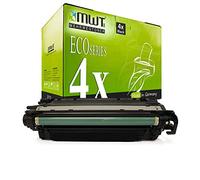 4x MWT Remanufactured Toner compatibile per HP Colore LaserJet Enterprise M 552 553 wie CF360A CF 360 A 508A Nero