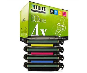 4x MWT Remanufactured Toner compatibile per HP LaserJet Pro 500 color MFP M 570 dw dn sostituisce CE400A-03A