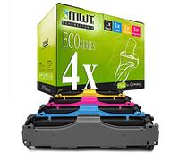 4x MWT Toner compatibile per Canon MF735Cdw MF732Cdw MF731Cdw MF734Cdw LBP653Cdw LBP654Cx MF735Cx MF735Cdwt MF733Cdw LBP654Cdw sostituisce 046H BK CMY Set