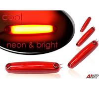 4x Neon LED Rosso 12v 24v Lato Posteriore Evidenziatore Fari Luci Camion Profilo