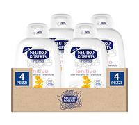 4x Neutro Roberts Detergente Intimo Lenitivo con Estratto di Calendula e pH Fisiologico - 4 Flaconi da 200ml ognuno