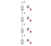 4X NGK 4122 Candela Di Accensione