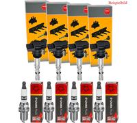 4x NGK Bobina Accensione + Champion Candela per Fiat Ducato Bus 250 _290_ 140