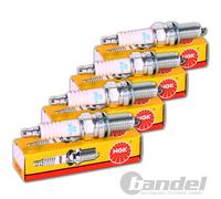 4x NGK Candela BKUR6ETB Adatto A per Audi A2 A3 A4 A6 VW Golf 3 4 5 6 Passat B5