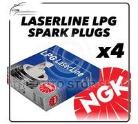 4x NGK Candele Parte Numero LPG3 Azione N° 1498 Nuovo Laserline LPG Candele