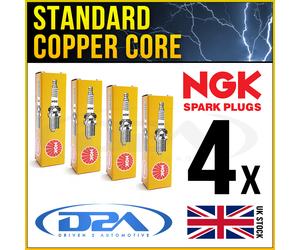 4x NGK CR8E Standard CANDELE For SUZUKI SV650, SV650S K7-K9, L0-L5 07>15