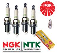 4x Ngk Ricambio Candele Peugeot 205 1.1 Lt All Modelli 91>96 N° 1145