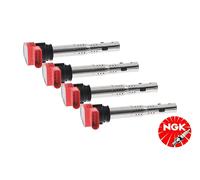 4x Ngk U5014 Bobina Accensione Audi A4 A5 A6 A7 A8 Q7 R8 VW Touareg
