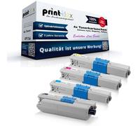 4x Non Originale Cartucce Toner Per OKI Mc 362 Dn 561 Evolution Line
