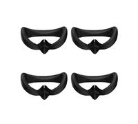 4X Oculare per 4 Sostituzione del Silicone Maschera per il Viso Custodia Protettiva Maschera Anti-Sudore Accessori per Occhiali VR (Nero)