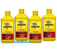 4x Olio Bardahl XTC C60 10W40 Off Road mPlus 4T Cross Enduro ATV e Fuoristrada