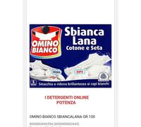 4x Omino Bianco Lana Perborato 5 Buste Made In Italy