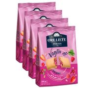 4X Ore Liete Frollini Ripieni ai Frutti Rossi 200g