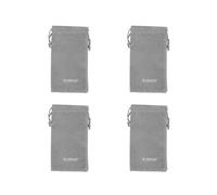 4X Orico Impermeabile 180X100Mm Cellulare Hdd Grigio Sacchetto di Immagazzinaggio per Usb Caricatore USB Cavo di Alimentazione Cassa del Telefono