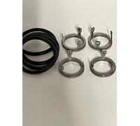 4x Originale BMW Guarnizione + Entkopplungselement Iniezione 1er 3er 5er N43