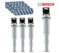 4x Originale Bosch Modulo Accensione Bobina Per BMW E81 X1 Z4 Mini Peugeot