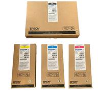 4x Originale Inchiostro Epson Workforce Pro WF-C529 Rdtw C579 / T01D1 T01C2