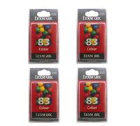 4x Originale Lexmark Inchiostro Cartuccia 83 per X5100 X5130 X5150 X5190 6100