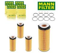 4X Originale Mann Filter Filtro Olio Per BMW 3ER E90 E91-E93 5ER F10 F01 X5 E70